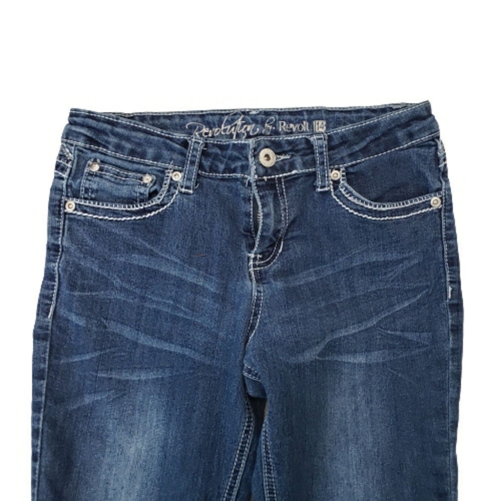 Revolution by Revolt Skinny Jeans Sz 14 Girls - Picture 3 of 9